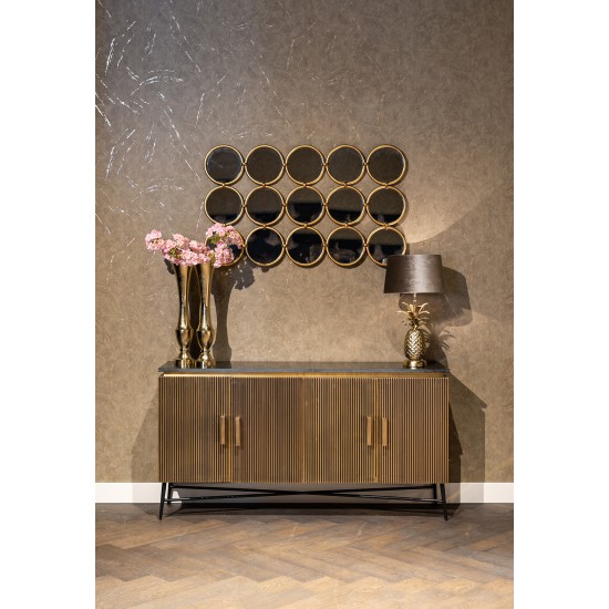 Dressoir Ironville 4-deuren (Gold)