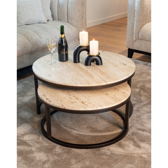 Salontafel Avalon set van 2 (Bronze)