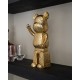 Deco object beer goud (Gold)