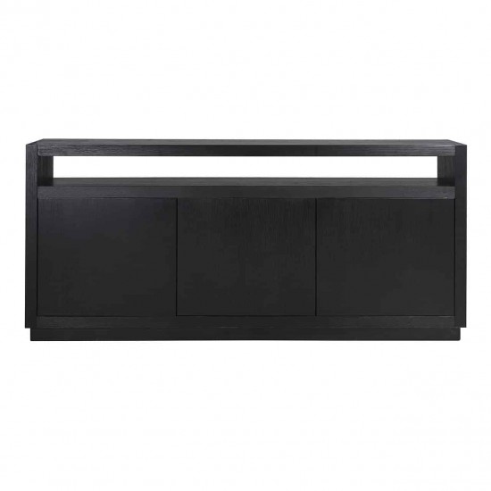 Dressoir Oakura 3-deuren (Black)