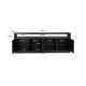 Dressoir Oakura 4-deuren (Black)