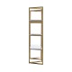 Wandkast Lagrand gold met 3 planken (Gold)