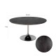 Eettafel Blackbone silver 140Ø (Black rustic)