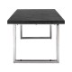 Eettafel Blackbone silver 220 (Black rustic)