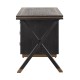 Bureau Hunter 3-laden  (Black rustic)