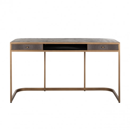 Bureau Classio 2-laden  (Brushed Gold)