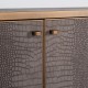 TV-dressoir Classio 4-deuren (Brushed Gold)