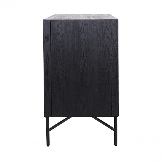 Dressoir Blax 2-schuifdeuren (Black)