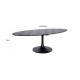 Eettafel Blax ovaal 230 (Black)