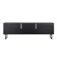 TV-dressoir Blax 2-kleppen 1-plank (Black)