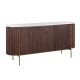 Dressoir Barkley 3-deuren  (Brushed Gold)