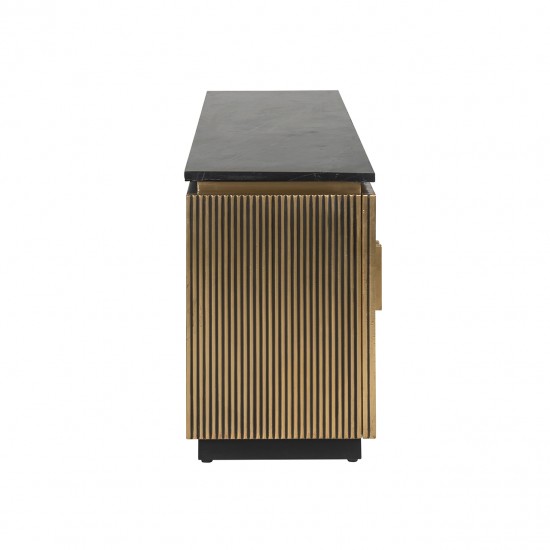 TV-dressoir Ironville 4-deuren (Gold)