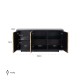 Dressoir Esher 3-deuren (Black)