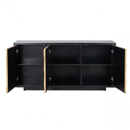 Dressoir Esher 3-deuren (Black)