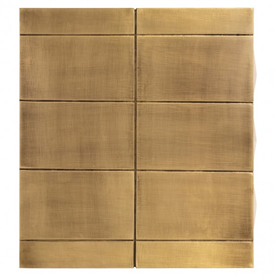 Ladenkast Collada 3-laden (Brushed Gold)