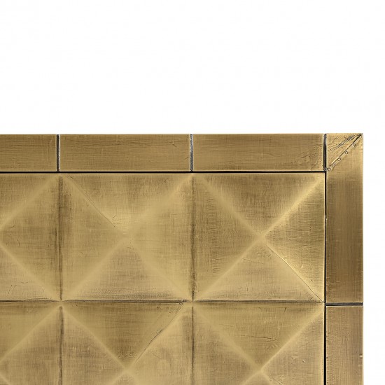 TV dressoir Collada 4-doors (Brushed Gold)