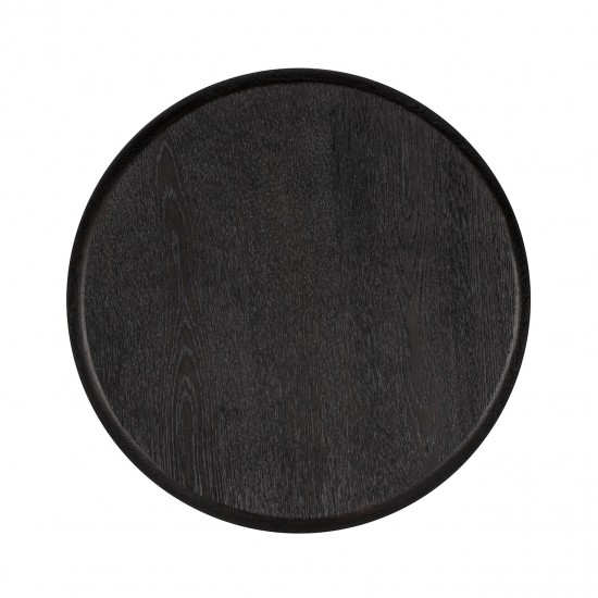 Bijzettafel Macaron (Black rustic)