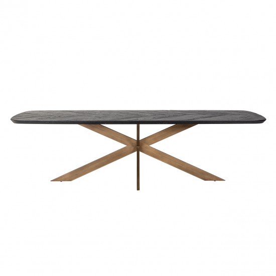 Eettafel Hayley 280 (Dark coffee)