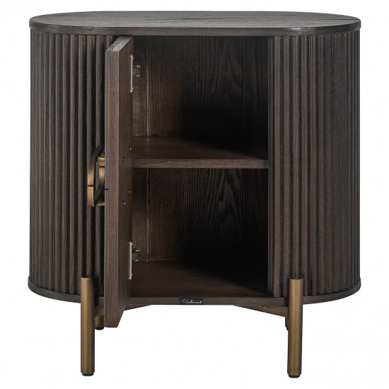 Kast Luxor 1-deur (Brown)