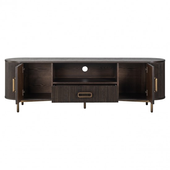 TV-dressoir Luxor 2-deuren 1-lade (Brown)