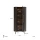 Wandkast Luxor 1-deur (Brown)