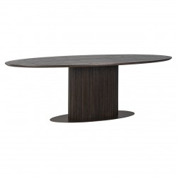 Eettafel Luxor ovaal 235 (Brown)