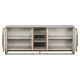 Dressoir Whitebone brass 4-deuren (Verona Grey)