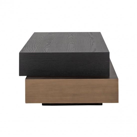 Salontafel Cambon blok (Dark coffee)