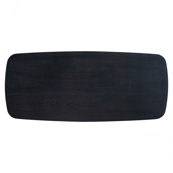 Eettafel Cambon 280 deens ovaal (Dark coffee)