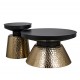 Salontafel Freddie (Black/gold)