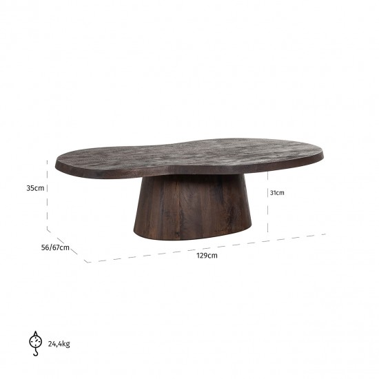 Salontafel Odile (Dark brown)