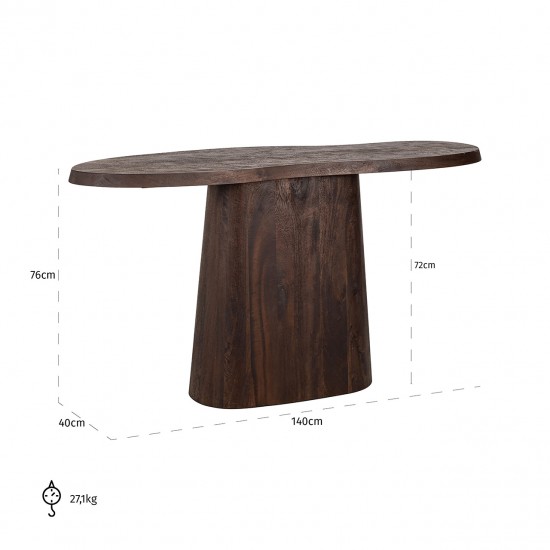 Wandtafel Odile (Dark brown)