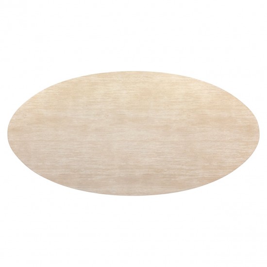 Eettafel Fictus Travertine faux (Beige)