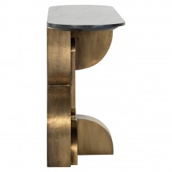 Wandtafel Maddox (Black/gold)