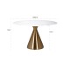 Eettafel Tenille 130Ø  (Brushed Gold)