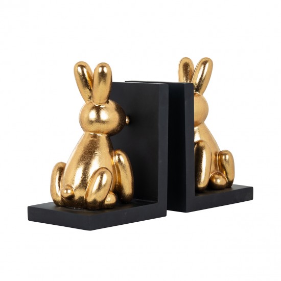 Boekenstandaard Cony (Black/gold)