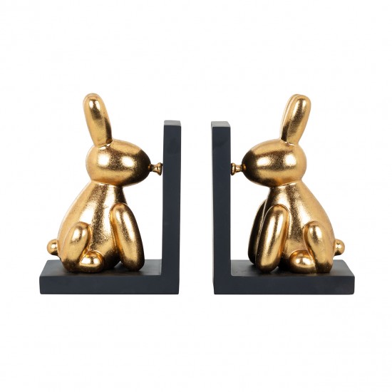 Boekenstandaard Cony (Black/gold)