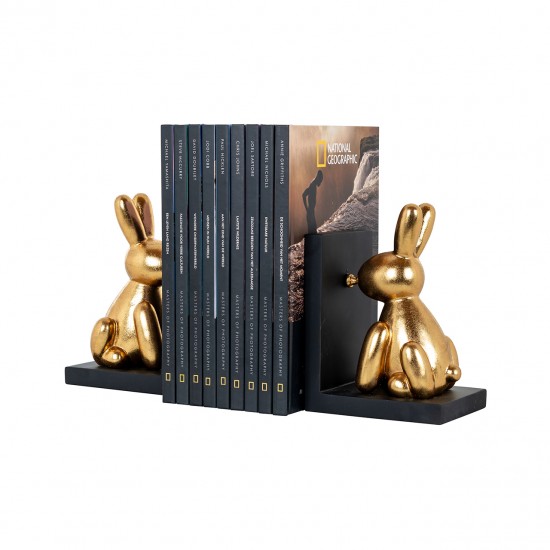 Boekenstandaard Cony (Black/gold)