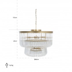 Hanglamp Romy (Brushed Gold)