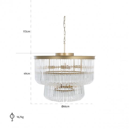 Hanglamp Romy (Brushed Gold)