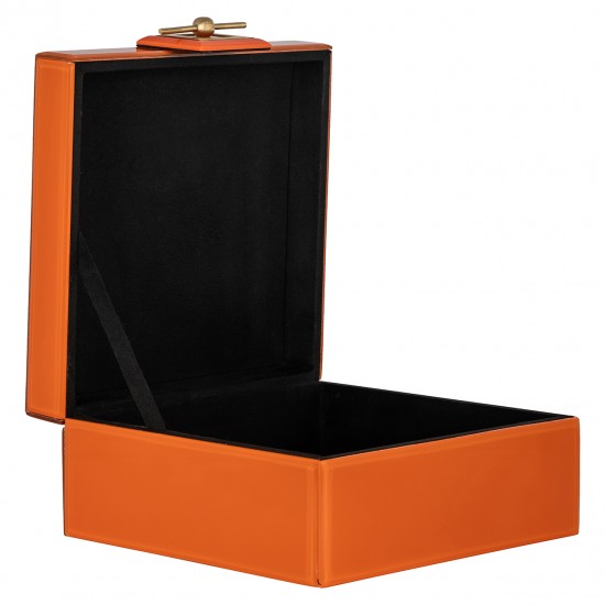 Juwelen box Bodine oranje groot