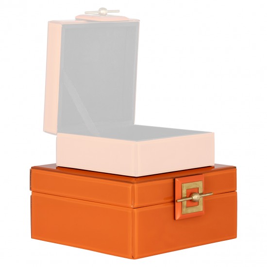 Juwelen box Bodine oranje groot