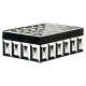 Juwelenbox Licia groot (Black/white)