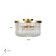 Plafondlamp Jaydi (Brushed Gold)