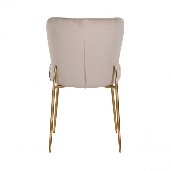 Stoel Odessa khaki / brushed gold fire retardant (FR-Quartz 903 Khaki)