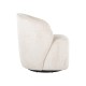 Draaifauteuil Sofia white chenille (Bergen 900 white chenille)