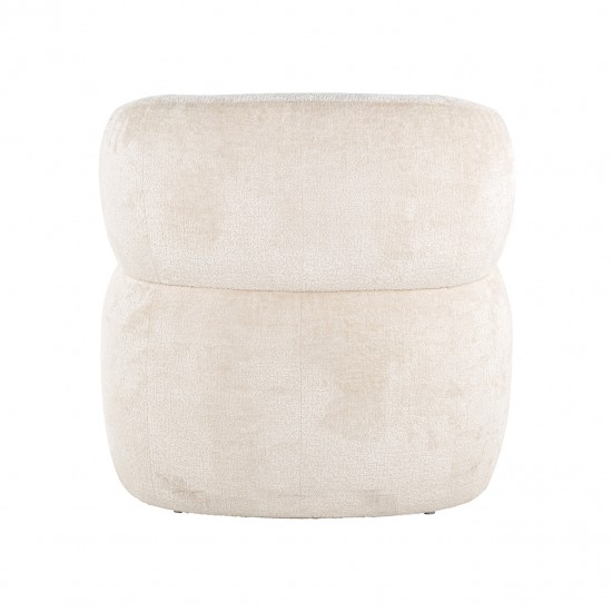 Fauteuil Donna white chenille (Bergen 900 white chenille)