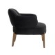 Fauteuil Venus antraciet velvet fire retardant (FR-Quartz 801 Antraciet)