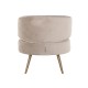 Fauteuil Hazel khaki velvet fire retardant (FR-Quartz 903 Khaki)