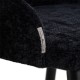 Stoel Twiggy black chenille (Bergen 809 black chenille)